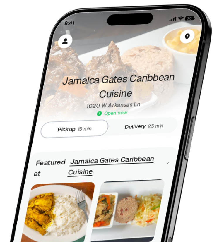Jamaica Gates Caribbean Cuisine app preview
