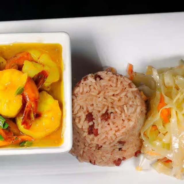 CURRY SHRIMP.