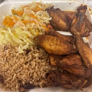 JERK (10) WINGS MEAL